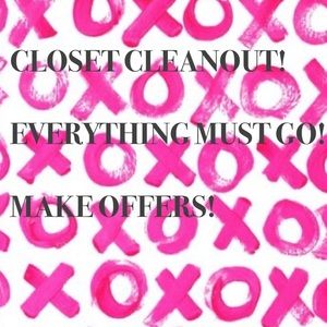 CLOSET CLEANOUT! MAKE OFFERS